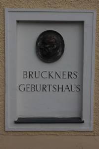 Gedenktafel am Bruckner Geburtshaus